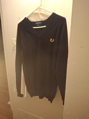 Fred perry men neck wool - men's, v-neck